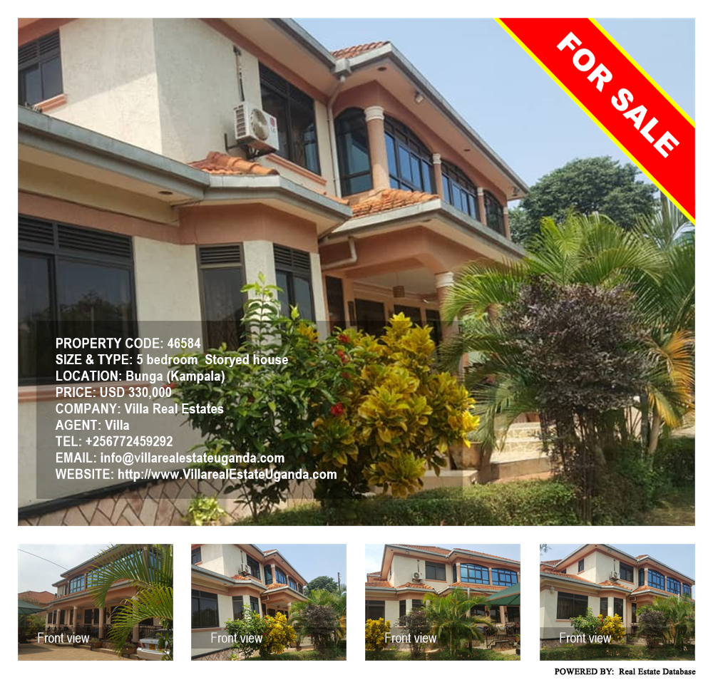 5 bedroom Storeyed house  for sale in Bbunga Kampala Uganda, code: 46584