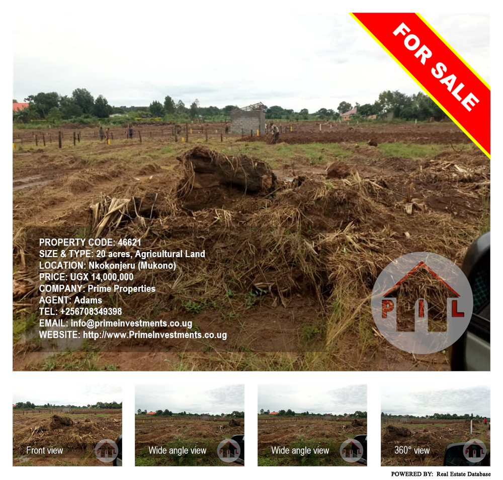 Agricultural Land  for sale in Nkokonjeru Mukono Uganda, code: 46621