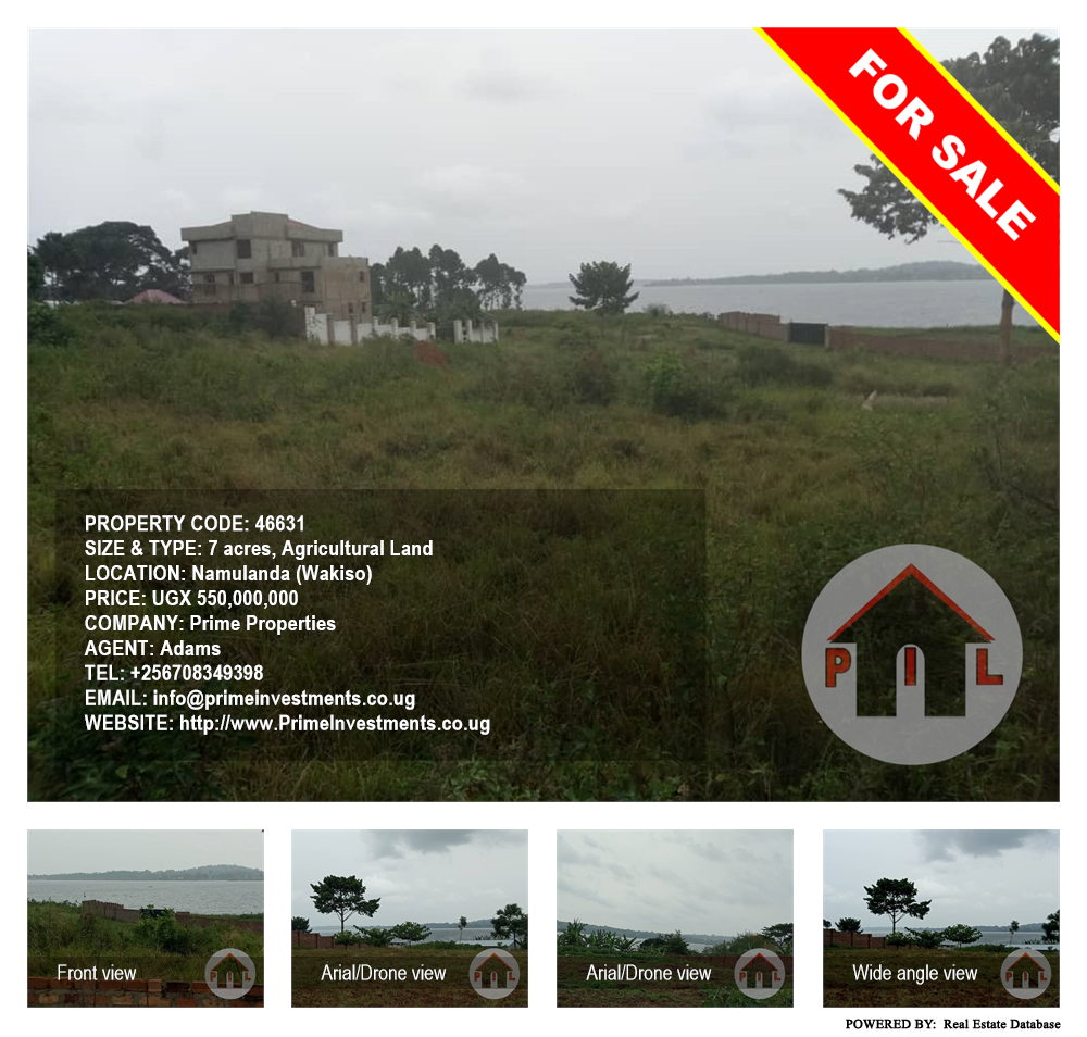 Agricultural Land  for sale in Namulanda Wakiso Uganda, code: 46631
