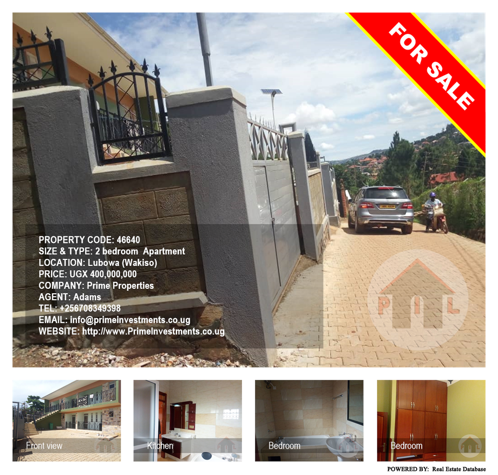 2 bedroom Apartment  for sale in Lubowa Wakiso Uganda, code: 46640