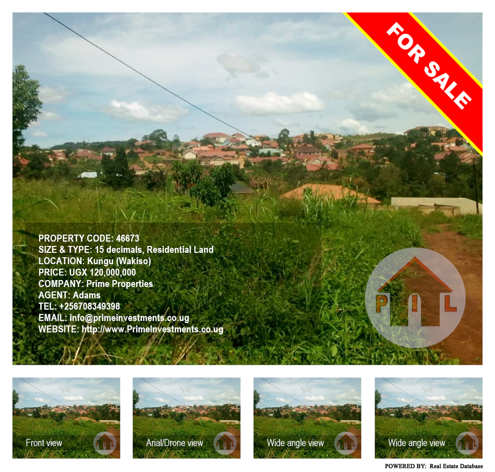 Residential Land  for sale in Kungu Wakiso Uganda, code: 46673