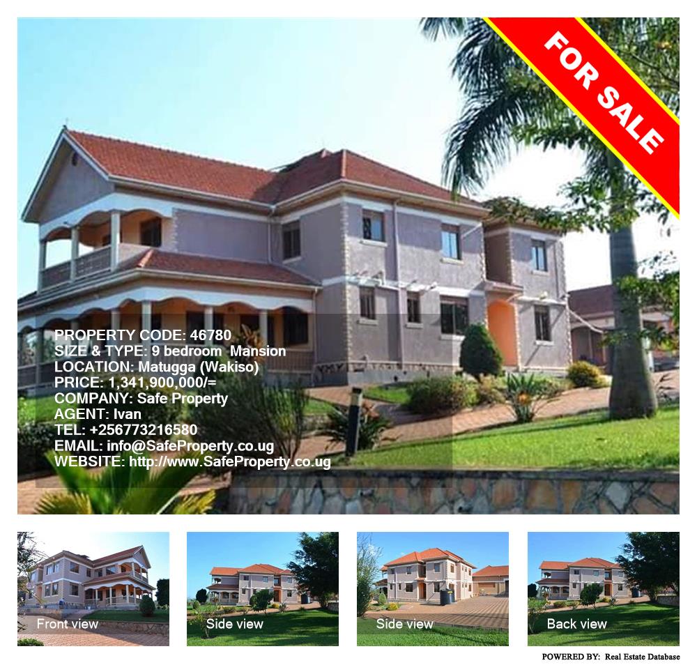 9 bedroom Mansion  for sale in Matugga Wakiso Uganda, code: 46780