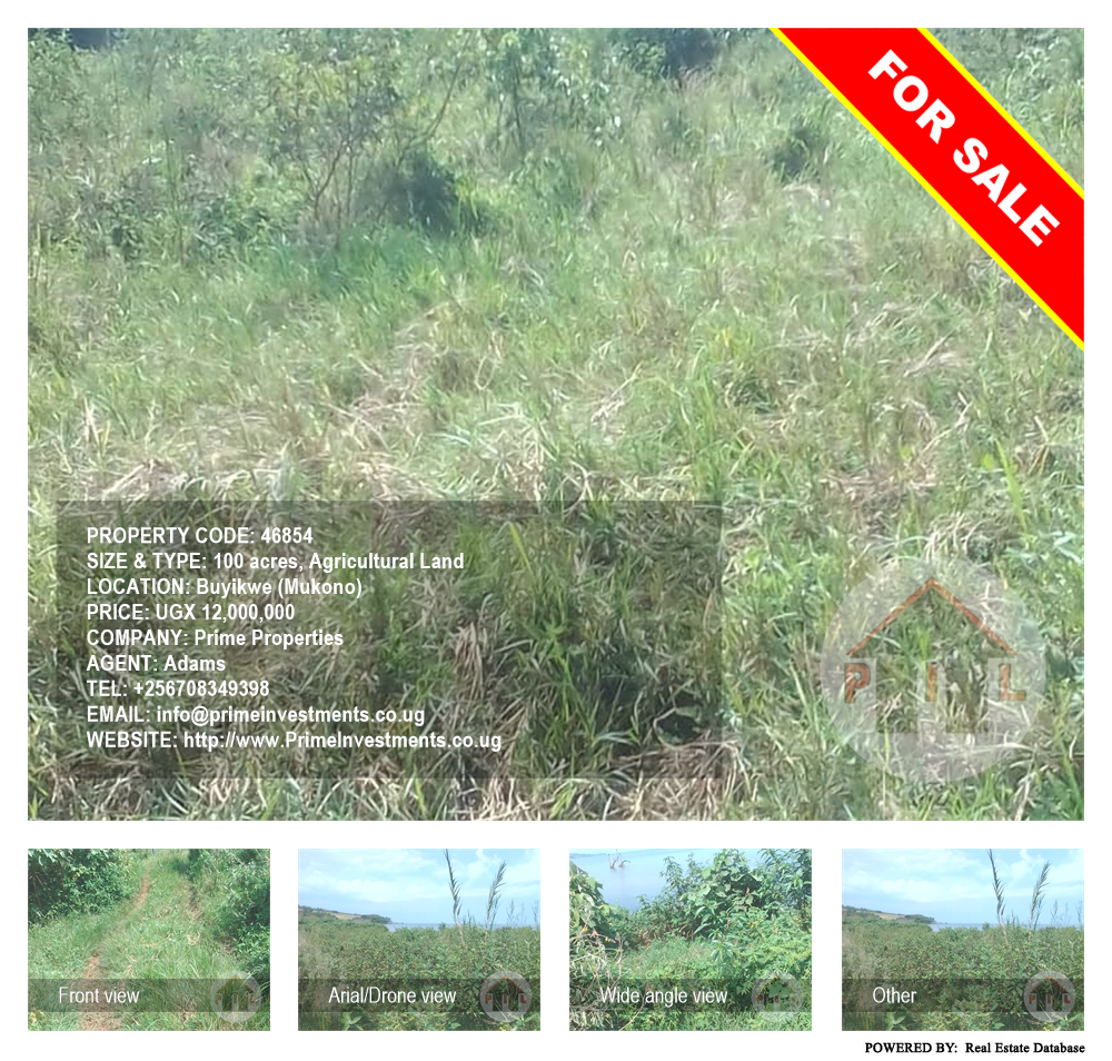 Agricultural Land  for sale in Buyikwe Mukono Uganda, code: 46854