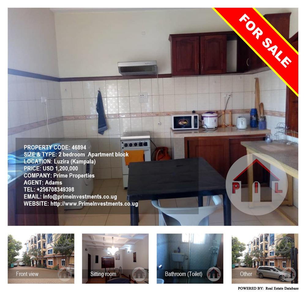 2 bedroom Apartment block  for sale in Luzira Kampala Uganda, code: 46894