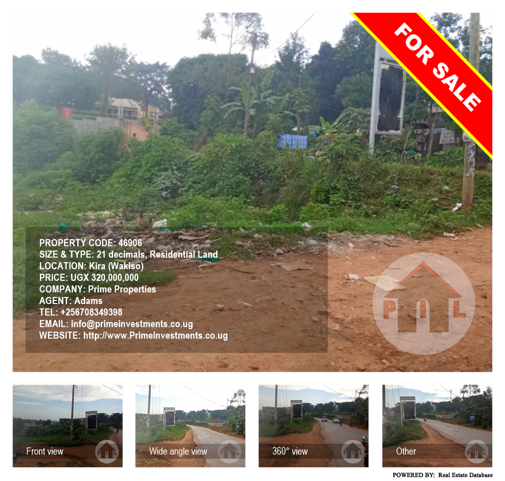 Residential Land  for sale in Kira Wakiso Uganda, code: 46906