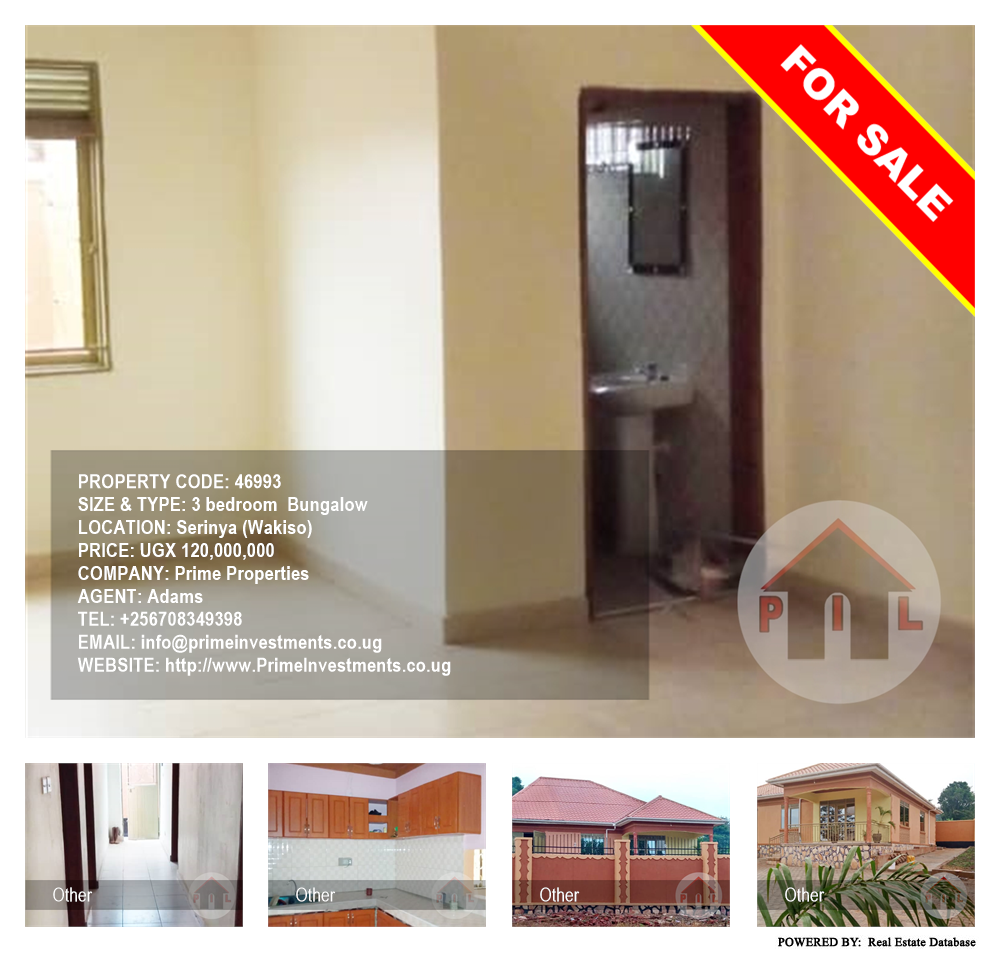 3 bedroom Bungalow  for sale in Sselinya Wakiso Uganda, code: 46993