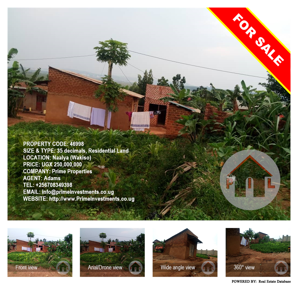 Residential Land  for sale in Naalya Wakiso Uganda, code: 46998