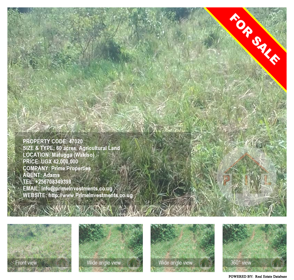 Agricultural Land  for sale in Matugga Wakiso Uganda, code: 47020