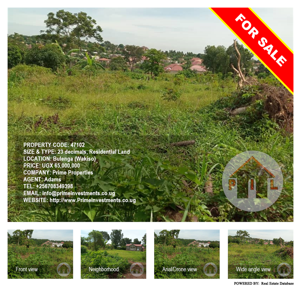 Residential Land  for sale in Bulenga Wakiso Uganda, code: 47102