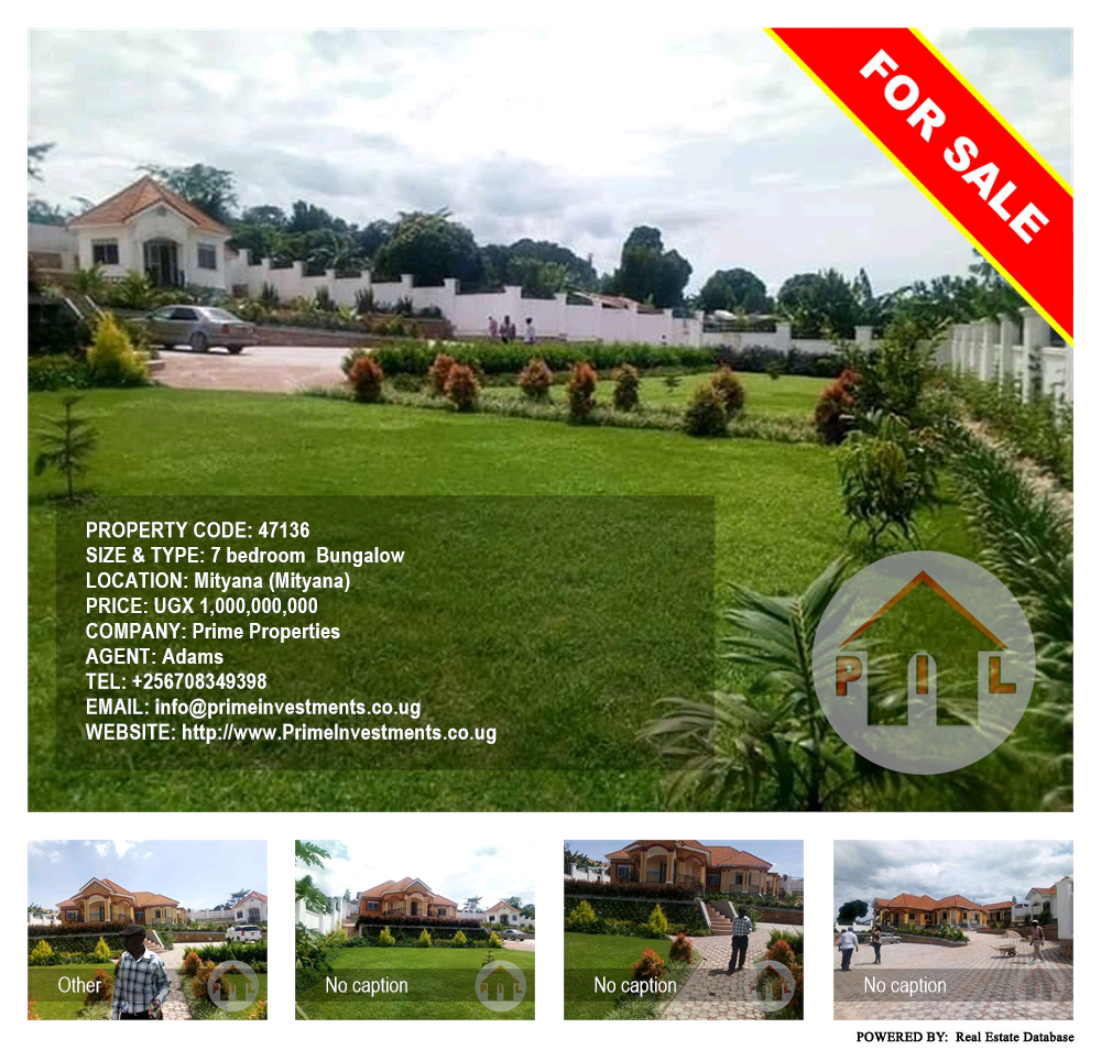 7 bedroom Bungalow  for sale in Mityana Mityana Uganda, code: 47136