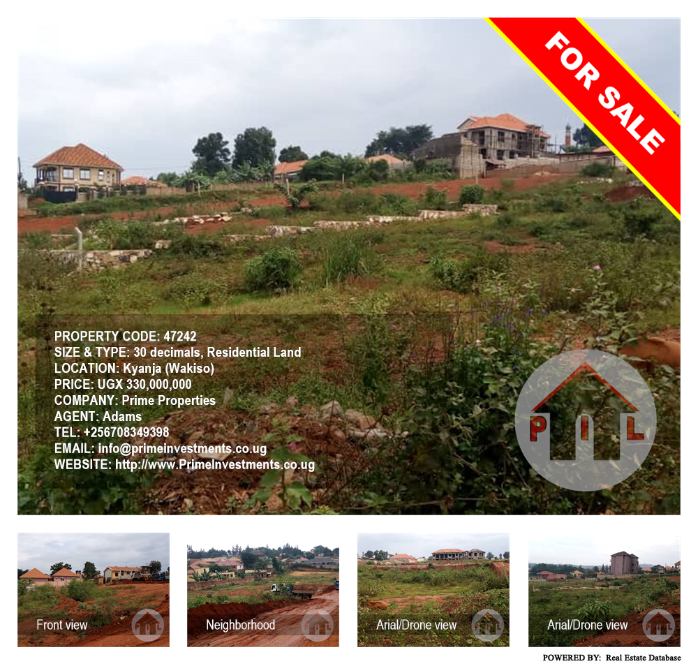 Residential Land  for sale in Kyanja Wakiso Uganda, code: 47242