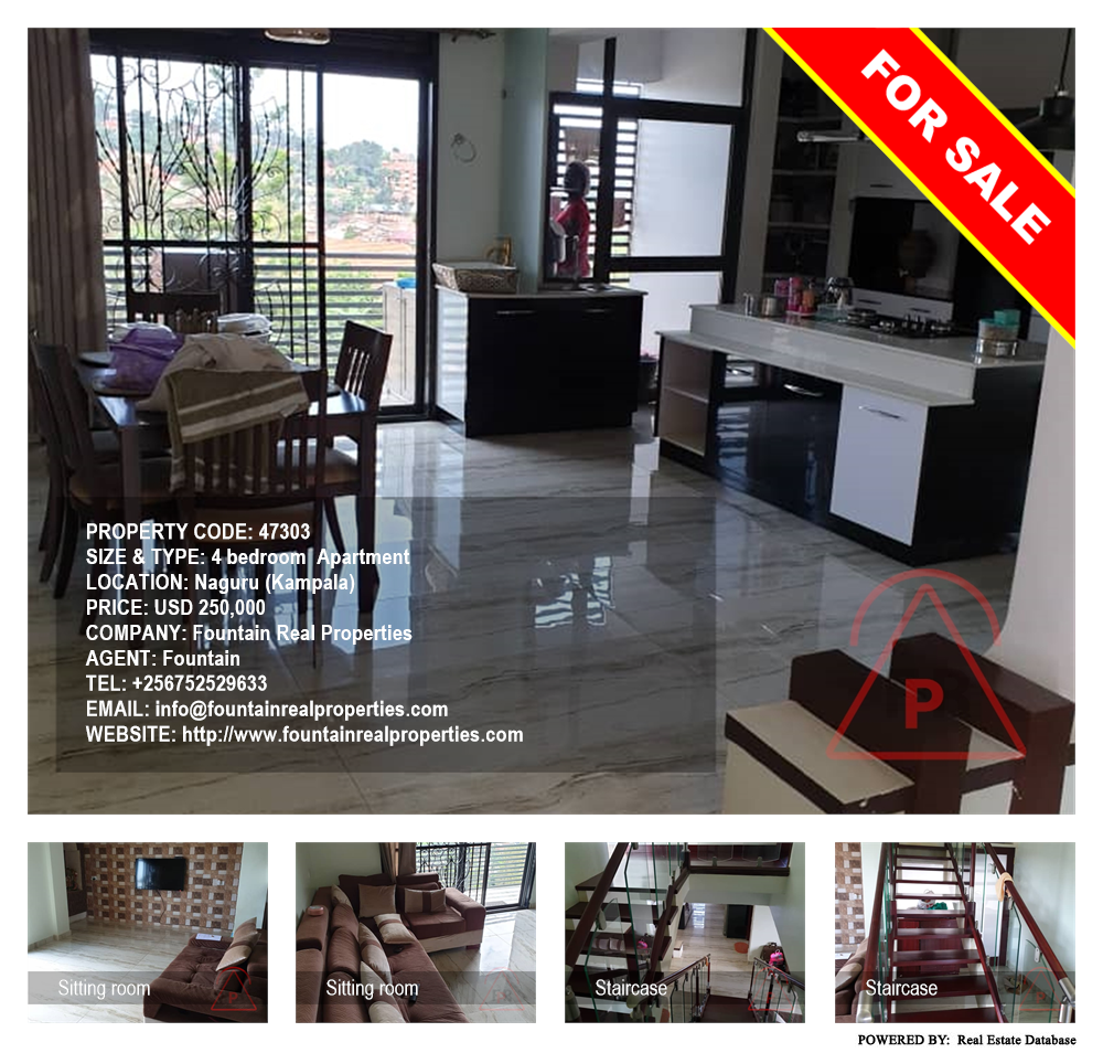 4 bedroom Apartment  for sale in Naguru Kampala Uganda, code: 47303
