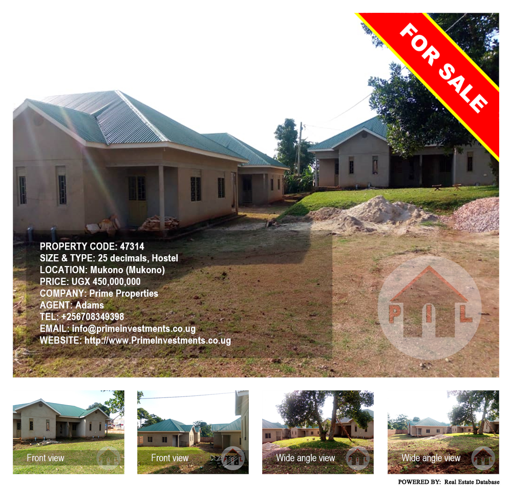 Hostel  for sale in Mukono Mukono Uganda, code: 47314