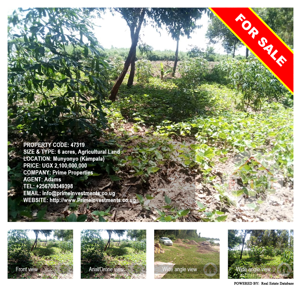 Agricultural Land  for sale in Munyonyo Kampala Uganda, code: 47319