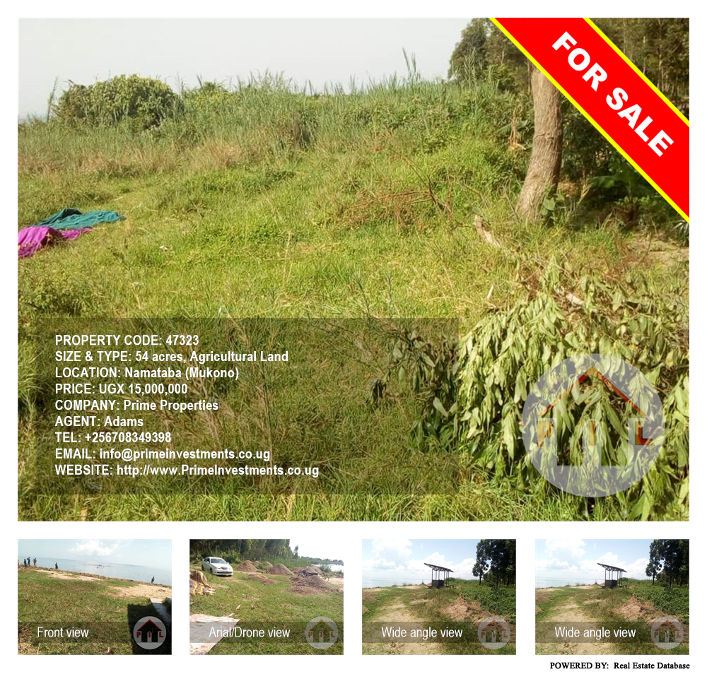 Agricultural Land  for sale in Namataba Mukono Uganda, code: 47323