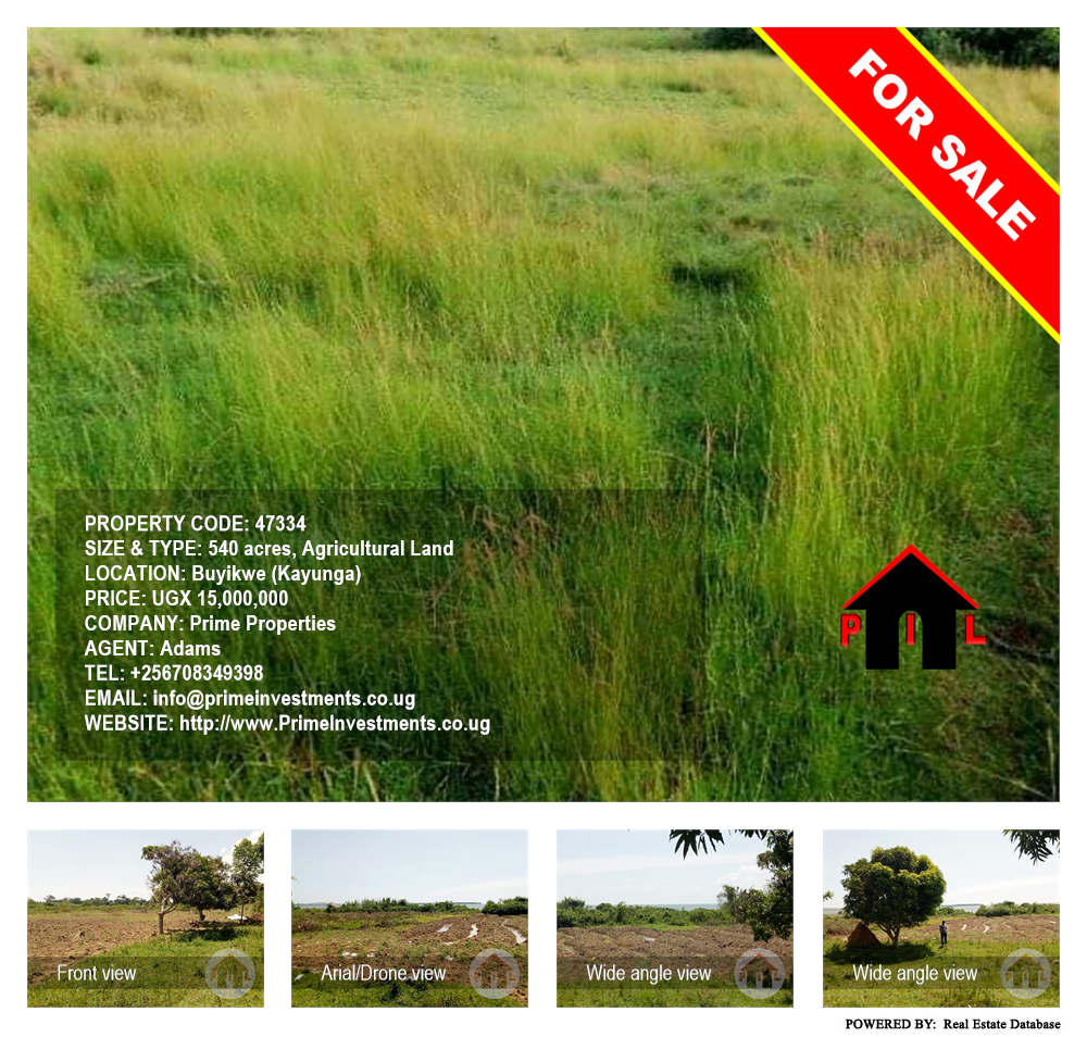 Agricultural Land  for sale in Buyikwe Kayunga Uganda, code: 47334