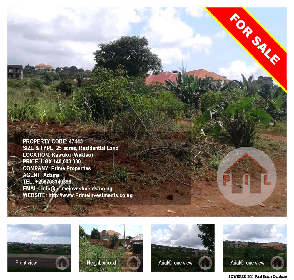 Residential Land  for sale in Kawuku Wakiso Uganda, code: 47443