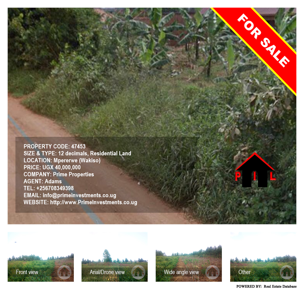 Residential Land  for sale in Mpererwe Wakiso Uganda, code: 47453