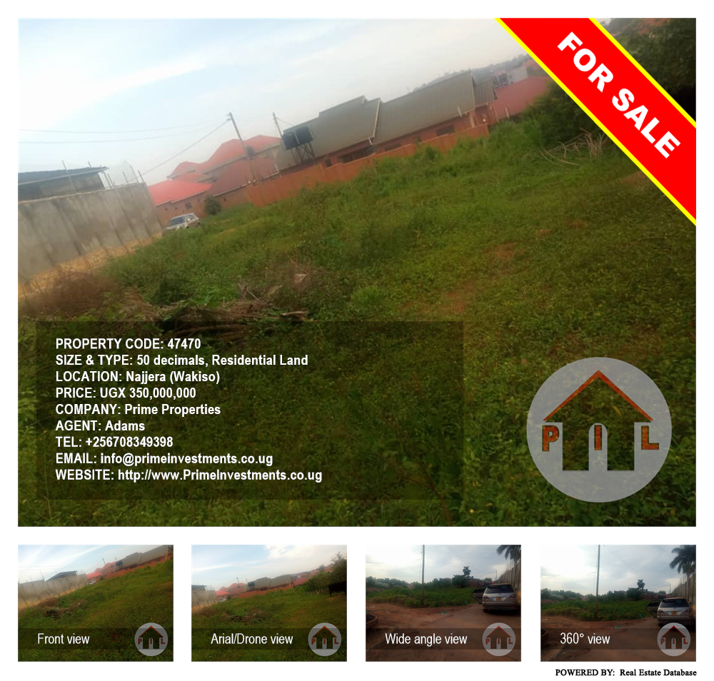 Residential Land  for sale in Najjera Wakiso Uganda, code: 47470