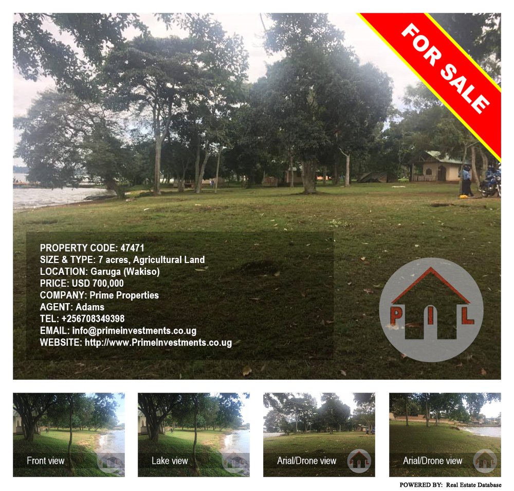 Agricultural Land  for sale in Garuga Wakiso Uganda, code: 47471