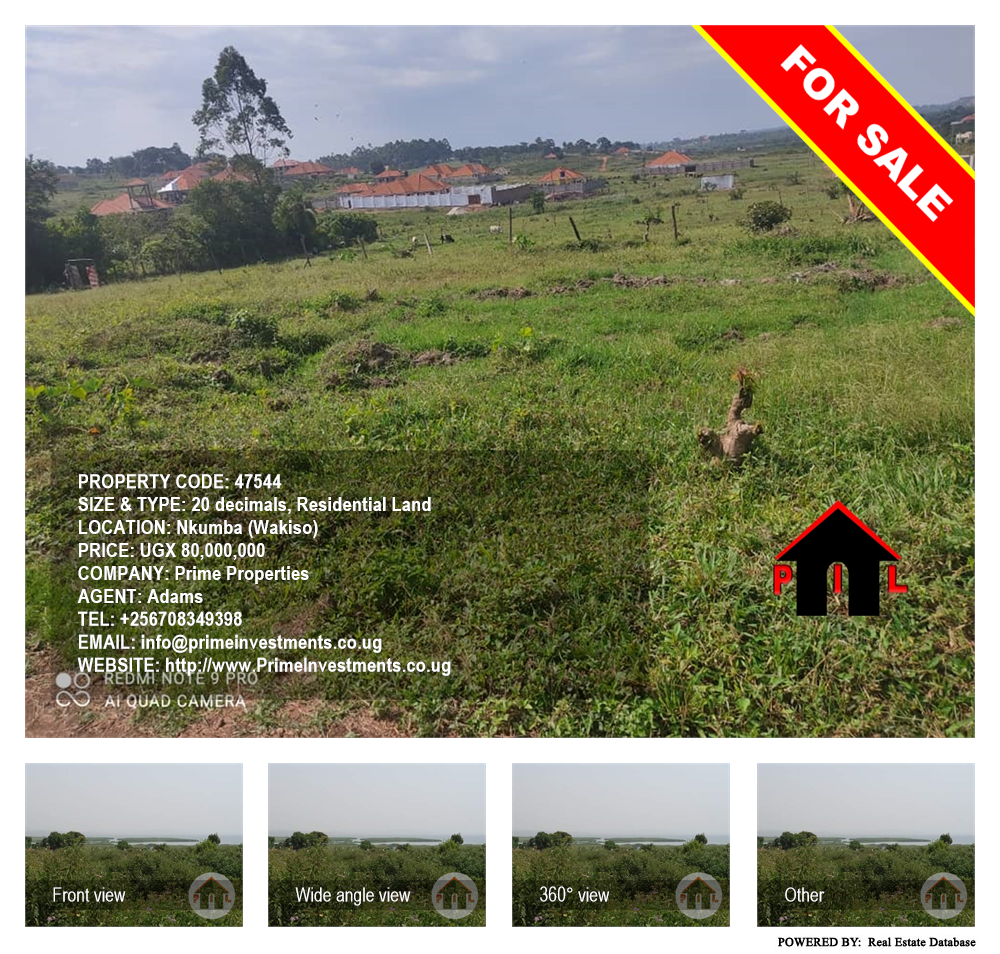 Residential Land  for sale in Nkumba Wakiso Uganda, code: 47544