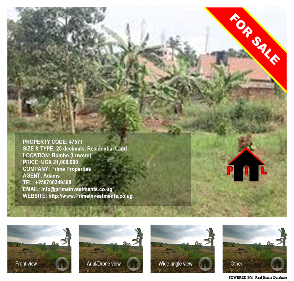 Residential Land  for sale in Bombo Luweero Uganda, code: 47571