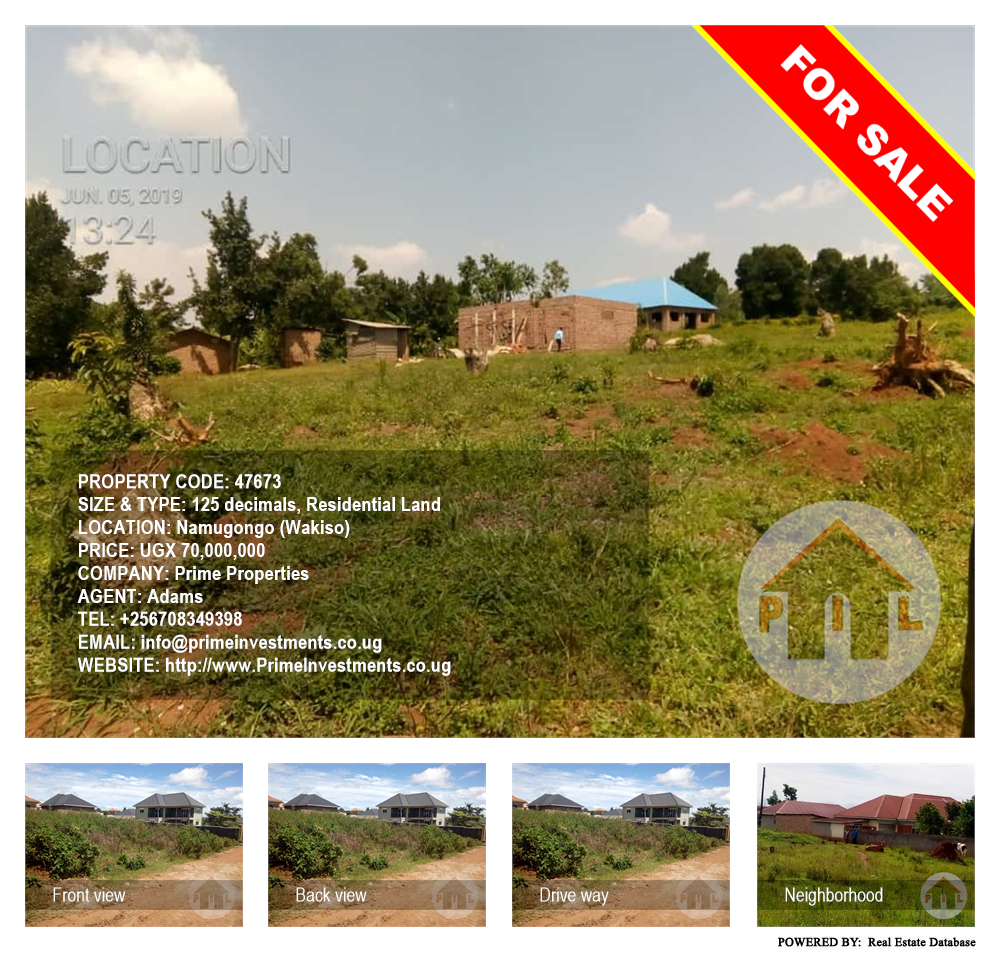 Residential Land  for sale in Namugongo Wakiso Uganda, code: 47673