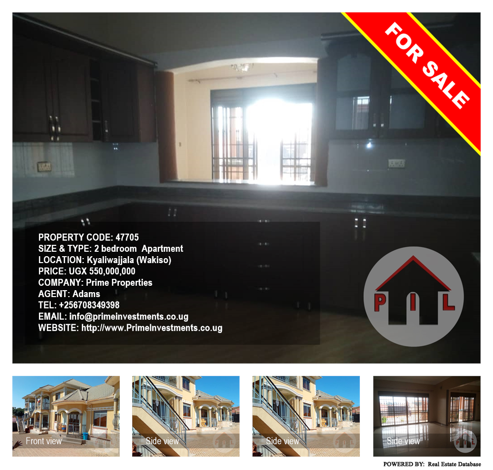 2 bedroom Apartment  for sale in Kyaliwajjala Wakiso Uganda, code: 47705