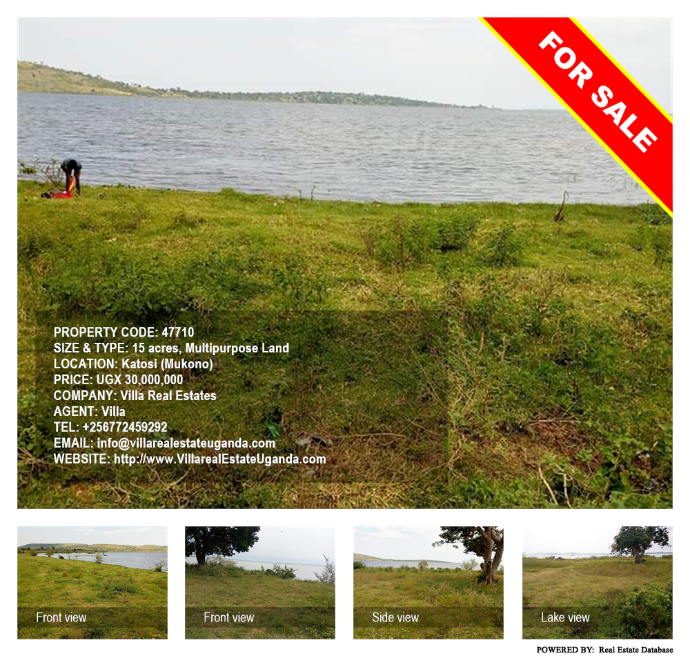 Multipurpose Land  for sale in Katosi Mukono Uganda, code: 47710