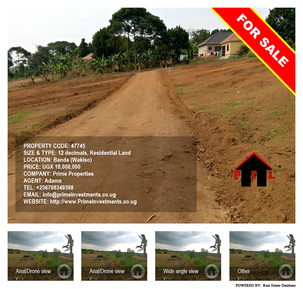 Residential Land  for sale in Banda Wakiso Uganda, code: 47745