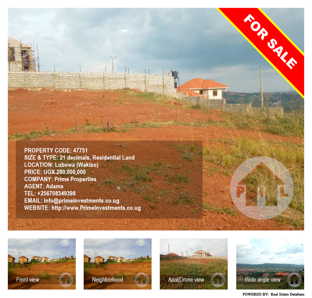 Residential Land  for sale in Lubowa Wakiso Uganda, code: 47751