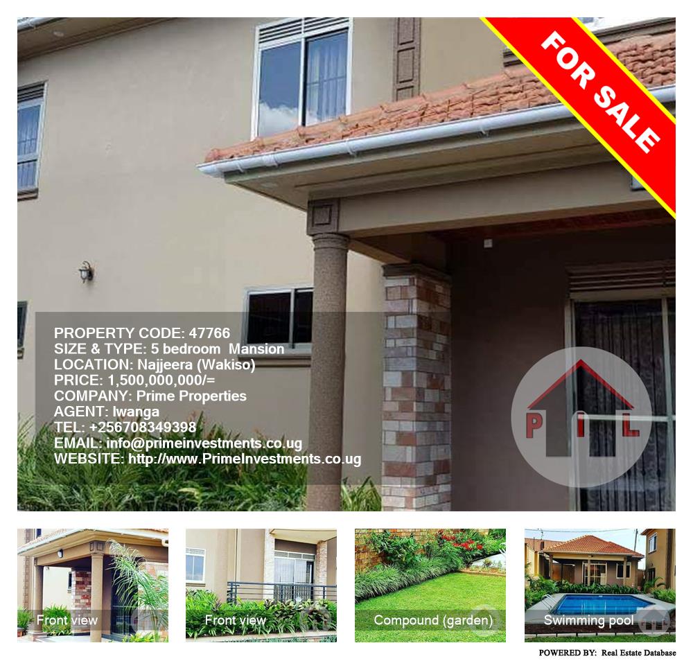 5 bedroom Mansion  for sale in Najjera Wakiso Uganda, code: 47766