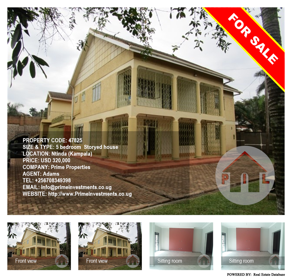 5 bedroom Storeyed house  for sale in Ntinda Kampala Uganda, code: 47825