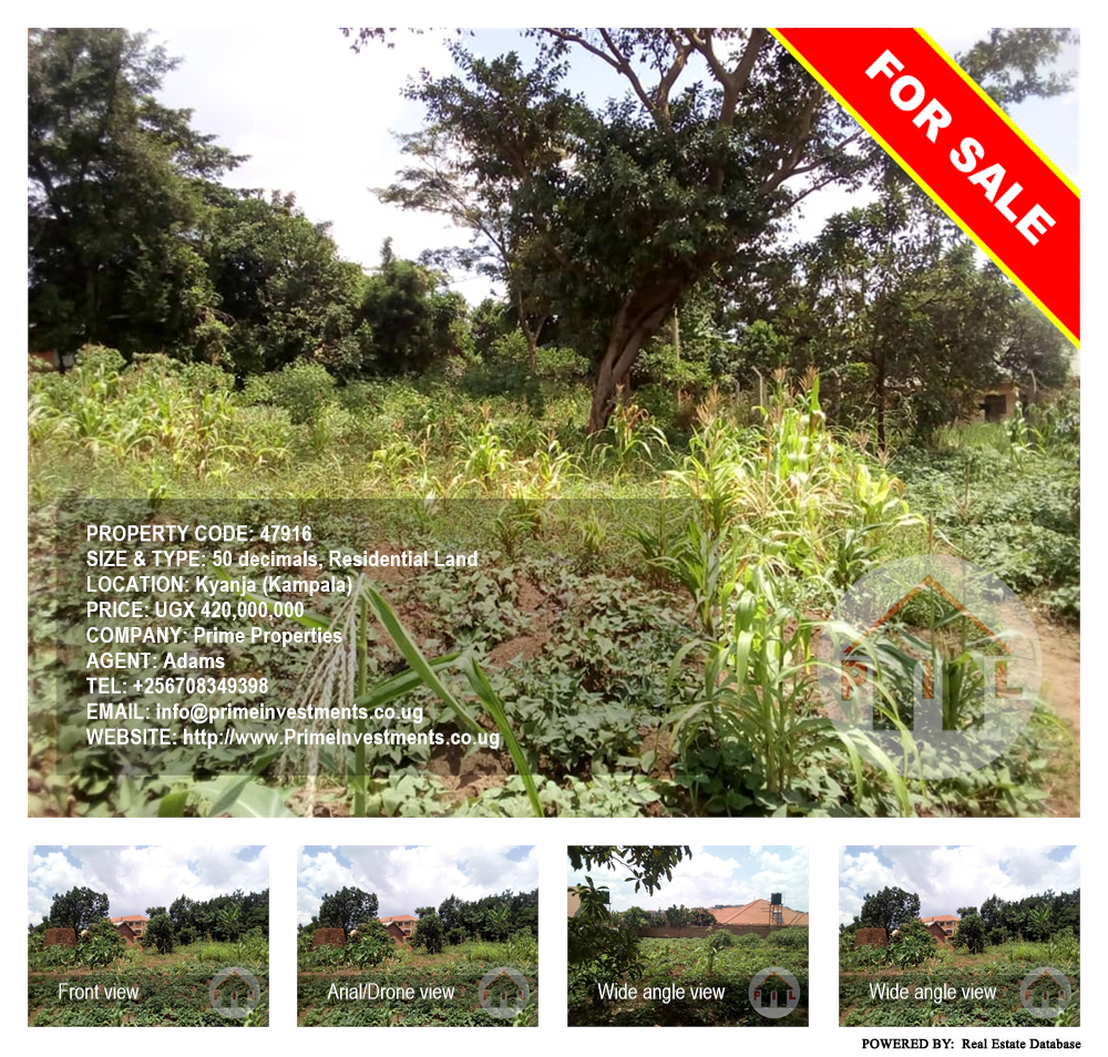 Residential Land  for sale in Kyanja Kampala Uganda, code: 47916