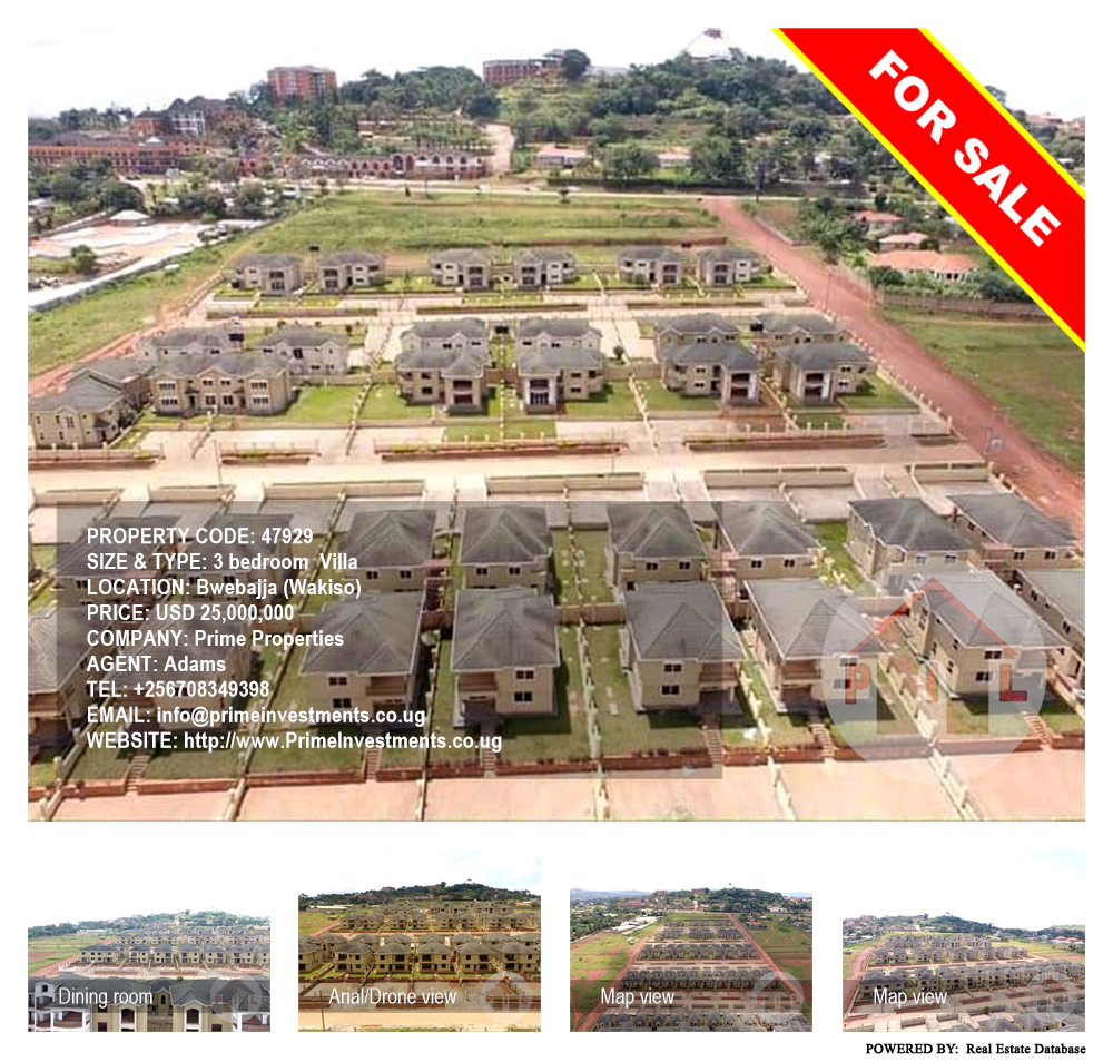3 bedroom Villa  for sale in Bwebajja Wakiso Uganda, code: 47929