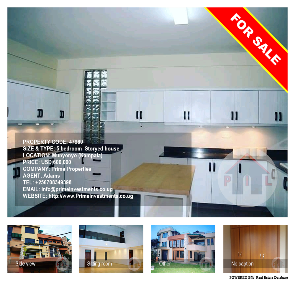 5 bedroom Storeyed house  for sale in Munyonyo Kampala Uganda, code: 47969