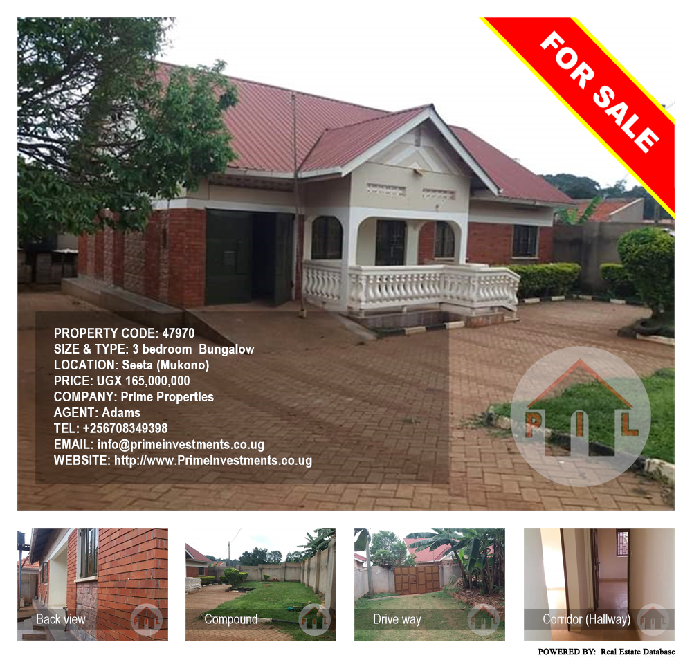 3 bedroom Bungalow  for sale in Seeta Mukono Uganda, code: 47970