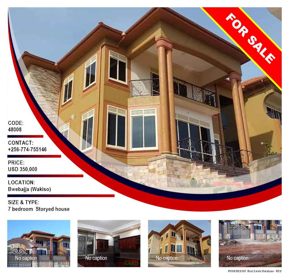7 bedroom Storeyed house  for sale in Bwebajja Wakiso Uganda, code: 48008
