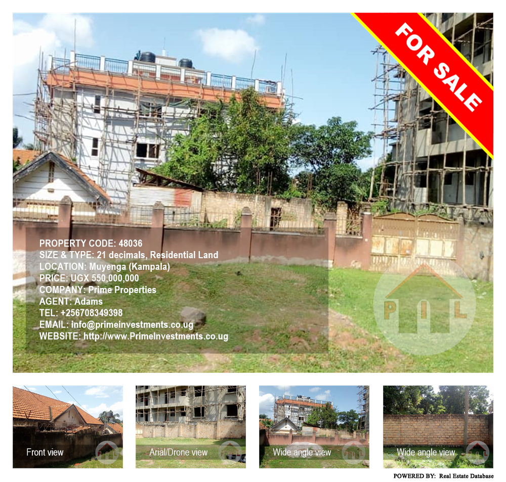 Residential Land  for sale in Muyenga Kampala Uganda, code: 48036