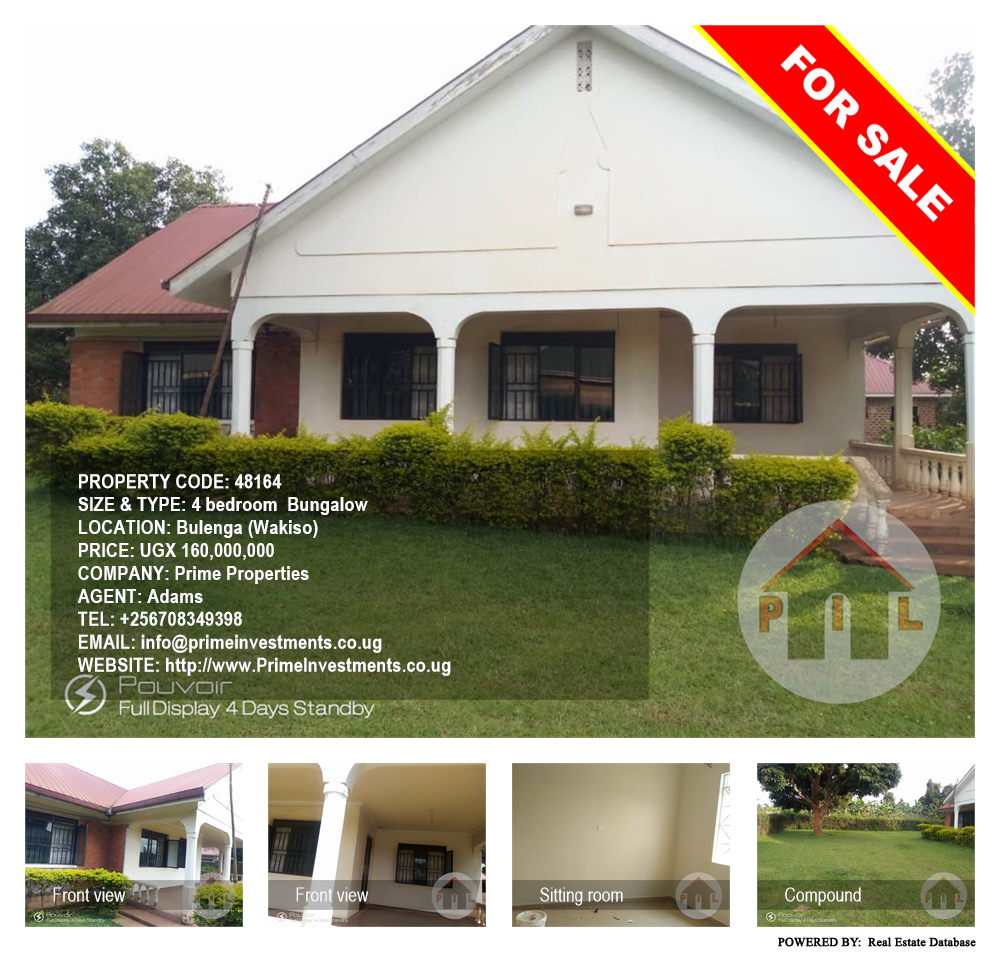 4 bedroom Bungalow  for sale in Bulenga Wakiso Uganda, code: 48164