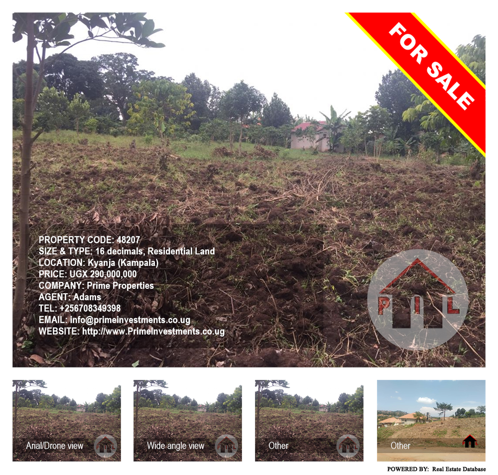 Residential Land  for sale in Kyanja Kampala Uganda, code: 48207