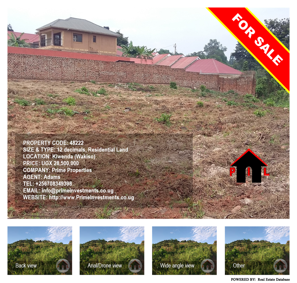 Residential Land  for sale in Kiwenda Wakiso Uganda, code: 48222