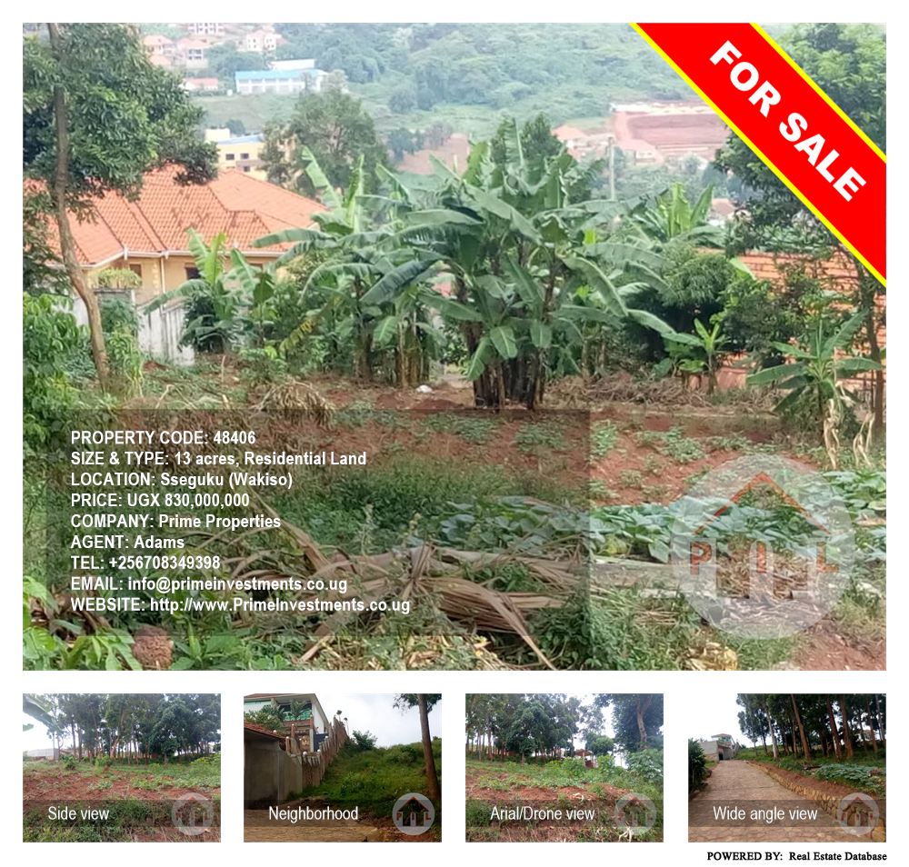 Residential Land  for sale in Seguku Wakiso Uganda, code: 48406