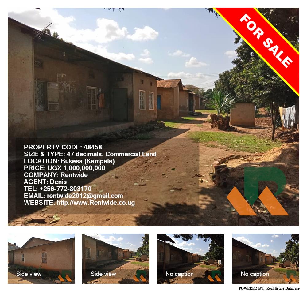 Commercial Land  for sale in Bukesa Kampala Uganda, code: 48458