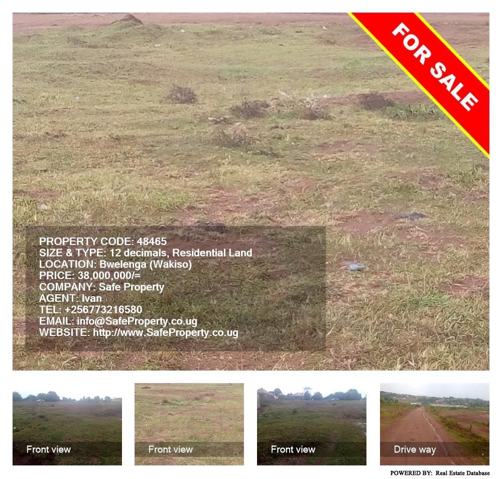 Residential Land  for sale in Bwelenga Wakiso Uganda, code: 48465