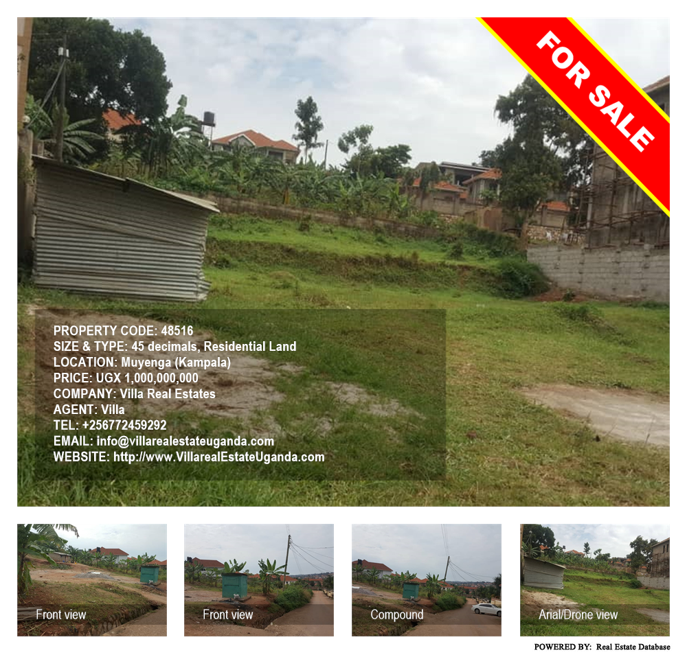 Residential Land  for sale in Muyenga Kampala Uganda, code: 48516