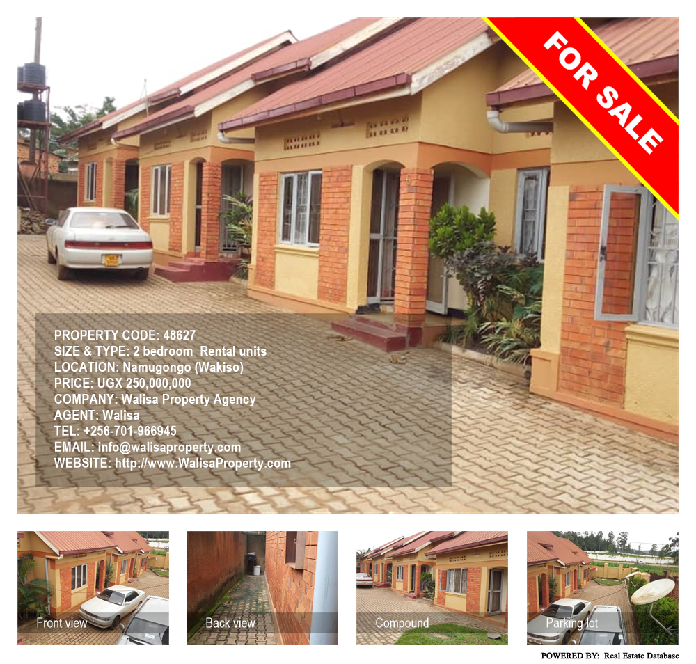 2 bedroom Rental units  for sale in Namugongo Wakiso Uganda, code: 48627