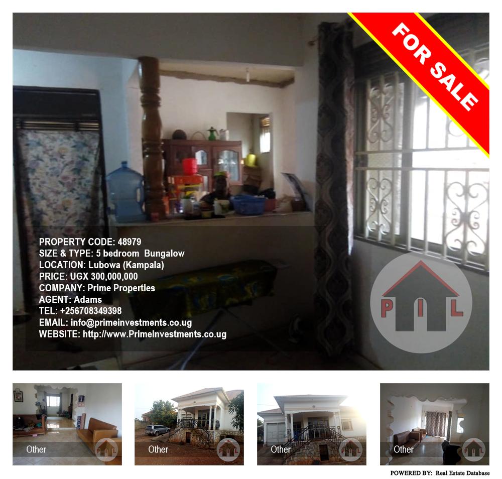 5 bedroom Bungalow  for sale in Lubowa Kampala Uganda, code: 48979