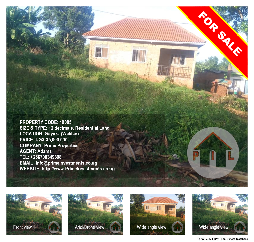 Residential Land  for sale in Gayaza Wakiso Uganda, code: 49005