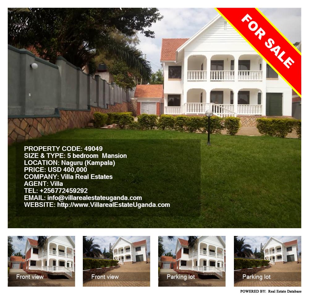 5 bedroom Mansion  for sale in Naguru Kampala Uganda, code: 49049